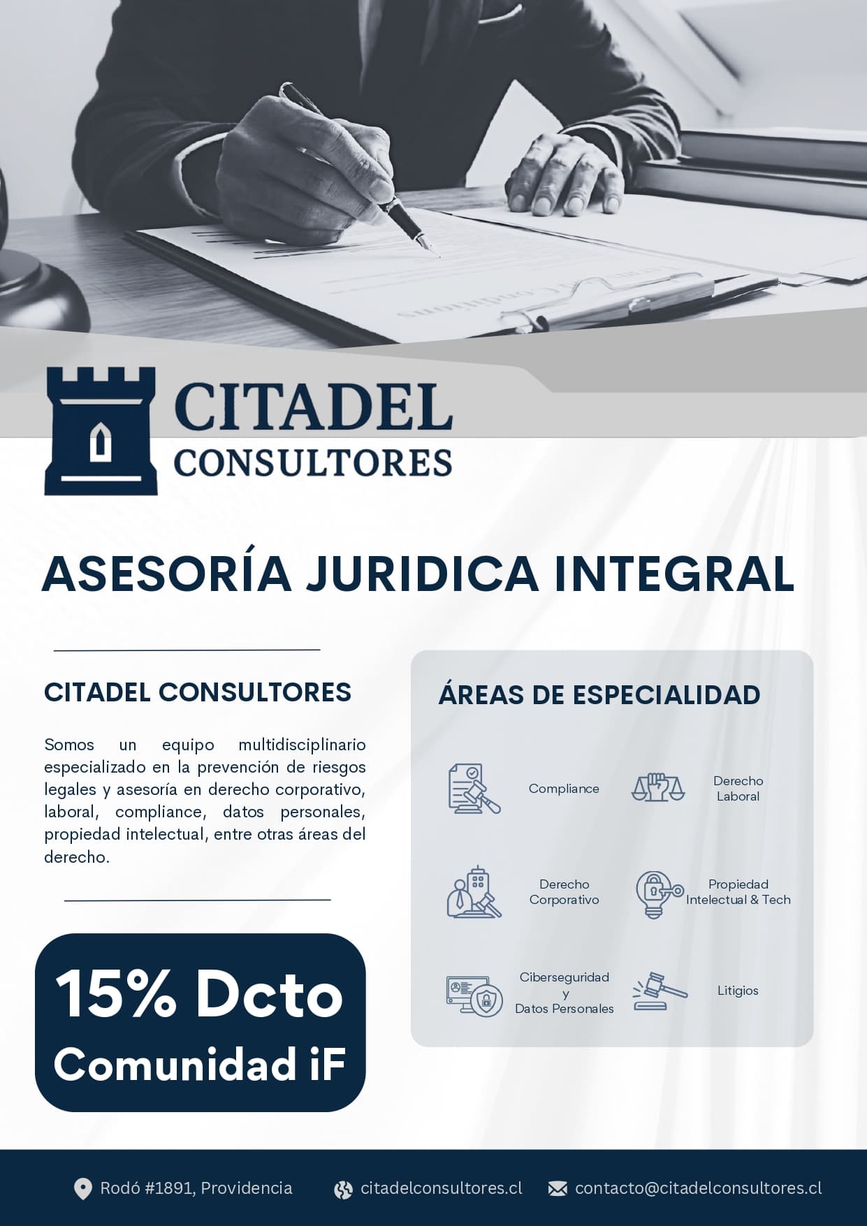 Descuentos en Asesoría Legal